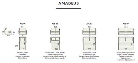 Rozkládací sedačka Amadeus galerie 5