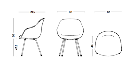 Jídelní židle About a chair  AAC 123 galerie 3