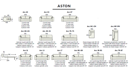 Rozkládací sedačka Aston galerie 8