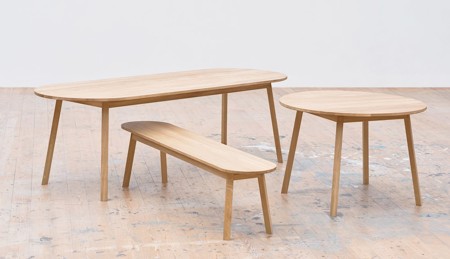 Jídelní stůl a lavice Triangle Leg Table/Bench galerie 4