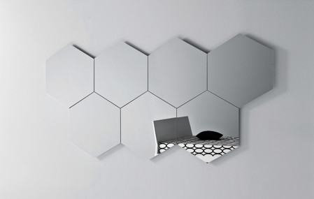 Zrcadlo Geometrika Hexagonal galerie 0