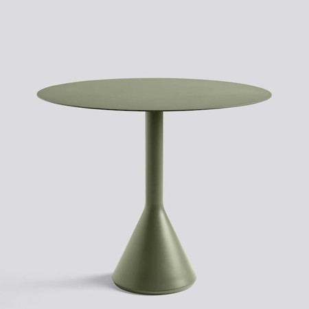 Kavárenský stůl Palissade Cone Table, kulatá deska galerie 1