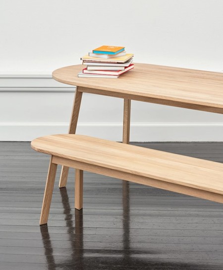 Jídelní stůl a lavice Triangle Leg Table/Bench galerie 0