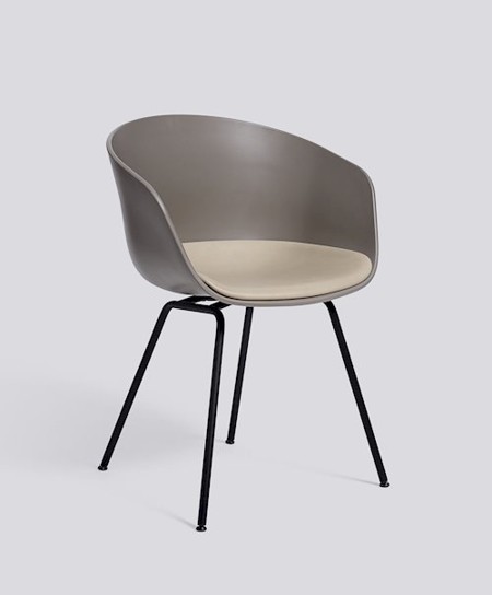 Jídelní židle About A Chair AAC 26 - kovová noha, čalouněný podsedák galerie 1