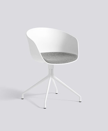 Jídelní/pracovní židle About A Chair AAC 20 - kovová noha otočná, čalouněný sedák galerie 2