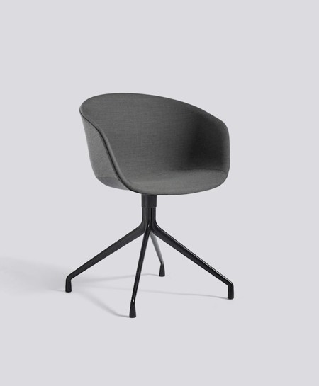 Jídelní židle/pracovní About A chair AAC 21 - kovová noha otočná, celočalouněný sedák galerie 1
